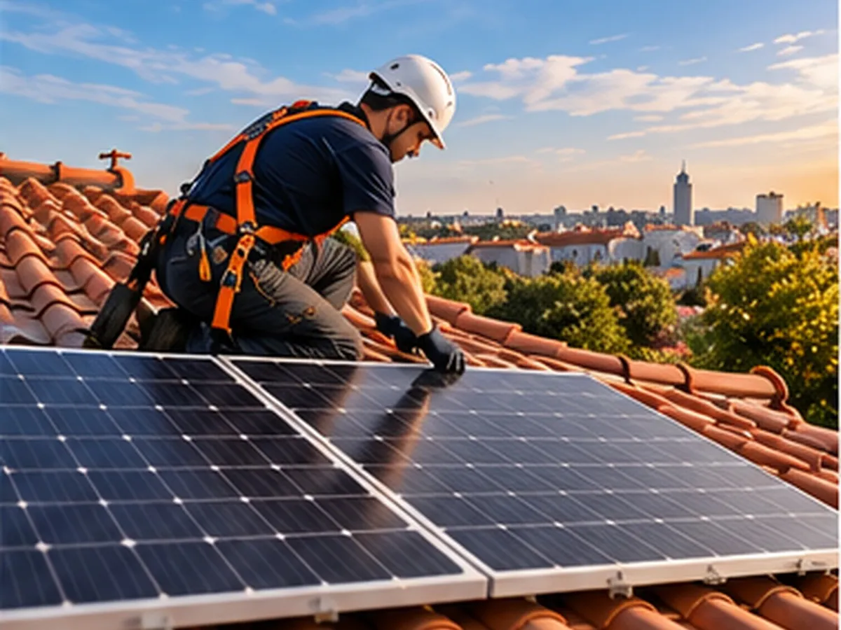 Placas solares en Aravaca, Madrid